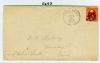 IA. East Peru Iowa  1895-1898 1st Bur United States and Worldwide Postal History