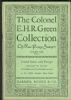 COL E.H.R. GREEN COLLECTION, PART XI (SEC 1) World Name Sales 50: Auctions Denmark United States and Worldwide Philatelic Literature
