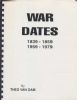WAR DATES 1839-1859, 1959-1979 Military 20: Handbooks World Post History United States and Worldwide Philatelic Literature