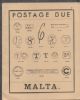POSTAGE DUE HANDSTRUCK MARKS AND ADHESIVES Malta 20: Handbooks Malta United States and Worldwide Philatelic Literature