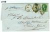 NY. New York New York  Forwarder Markings United States and Worldwide Postal History