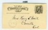 CA. Central House California  Postal Card United States and Worldwide Postal History