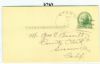 CA. Stacy California  Postal Card United States and Worldwide Postal History
