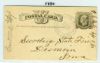 IA. New Sharon Iowa  Pmk: Postmaster United States and Worldwide Postal History