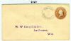 MN. Easton Minnesota  Pmk: Wheel of Fort United States and Worldwide Postal History