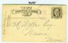 MN. Utica Minnesota  Pmk: Cross United States and Worldwide Postal History