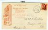 NY. Batavia New York  Ad: Musical United States and Worldwide Postal History