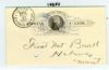 MT. Wickes Montana  Pmk: Wheel of Fort United States and Worldwide Postal History