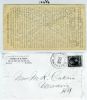 NE. Hubbell Nebraska  Ad: Civic United States and Worldwide Postal History