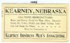 NE. Kearney Nebraska  Ad: Civic United States and Worldwide Postal History