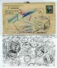 NE. Hampton Nebraska  Pmk: Pointing Hand United States and Worldwide Postal History