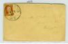 NY. Bethany New York  Pmk: Balloon United States and Worldwide Postal History