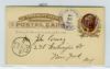NY. Sharon Springs New York  Pmk: Shield United States and Worldwide Postal History