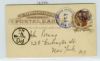 NY. Sharon Springs New York  Pmk: Shield United States and Worldwide Postal History