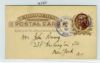 NY. Sharon Springs New York  Pmk: Shield United States and Worldwide Postal History
