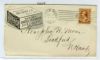 MA. Boston Massachusetts  Ad: Soap United States and Worldwide Postal History