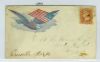 NY. Peruville New York Civil War Pat Used United States and Worldwide Postal History
