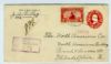 PA. Paxinos Pennsylvania  Parcel Post United States and Worldwide Postal History