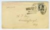 NY. Troy Lansingburgh Station New York  Pmk: Time on Bottom United States and Worldwide Postal History