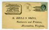 TN. Alfred Tennessee  Ad: Writing United States and Worldwide Postal History