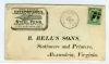 VA. Monaskon Virginia  Ad: Writing United States and Worldwide Postal History