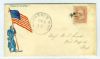 MA. Lawrence Massachusetts Civil War Pat Used United States and Worldwide Postal History