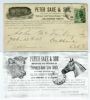 CA. San Francisco California  Ad: Cows United States and Worldwide Postal History