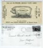 MA. Boston Massachusetts  Ad: Butcher United States and Worldwide Postal History
