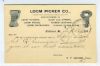 ME. Saco Maine  Ad: Textiles United States and Worldwide Postal History