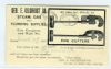 MA. Boston Massachusetts  Ad: Plumbing United States and Worldwide Postal History