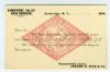 NY. Cambridge New York  Ad: Nursery United States and Worldwide Postal History