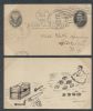 NY. South Edemston New York  Hand Illustrated United States and Worldwide Postal History