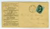 NY. New York New York  Ad: School United States and Worldwide Postal History