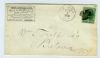 NY. Albany New York  Ad: Printing United States and Worldwide Postal History