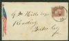 PA. Salona Pennsylvania Civil War Pat Used United States and Worldwide Postal History