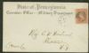 PA. Harrisburg Pennsylvania  Ad: Govt - State United States and Worldwide Postal History