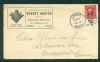 MA. Adams Massachusetts  Ad: Floral United States and Worldwide Postal History