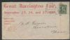 MA. Great Barrington Massachusetts  Ad: Farm United States and Worldwide Postal History