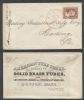 MA. Boston Massachusetts  Ad: Manufacturing United States and Worldwide Postal History
