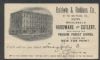MA. Boston Massachusetts  Ad: Hardware United States and Worldwide Postal History