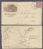 NY. Old Forge New York  Ad: Map United States and Worldwide Postal History