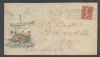 NY. New York New York  Ad: Watercraft United States and Worldwide Postal History