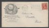 NY. New York New York  Ad: Map United States and Worldwide Postal History