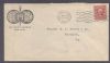 NY. New York Sta. O New York  Ad: Map United States and Worldwide Postal History