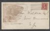 NY. New York New York  Ad: Map United States and Worldwide Postal History
