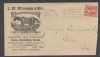 NY. New York New York  Ad: Horses United States and Worldwide Postal History