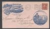 NY. New York Sta. S New York  Ad: Watercraft United States and Worldwide Postal History