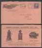 MD. Baltimore Maryland  Ad: Machinery United States and Worldwide Postal History
