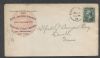 NY. New York New York  Ad: Insurance United States and Worldwide Postal History