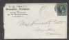 NY. Yonkers New York  Ad: Bookseller United States and Worldwide Postal History